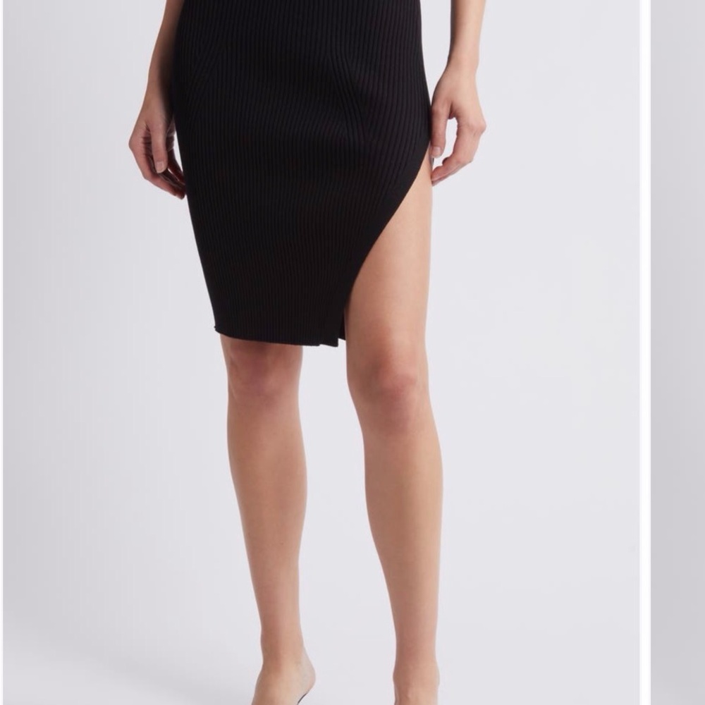 TopShop ribbed knitted skirt ( beige only)
